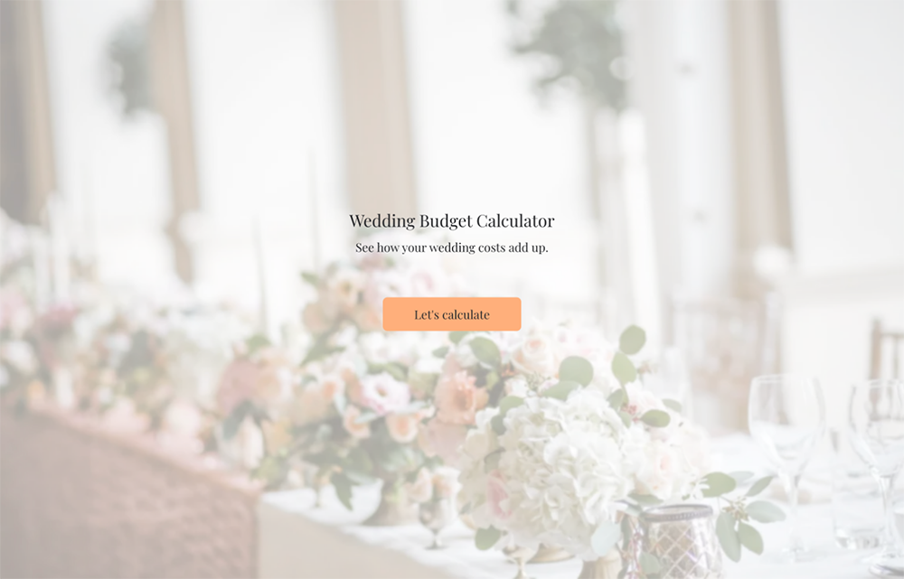 Wedding Budget Calculator Template youengage